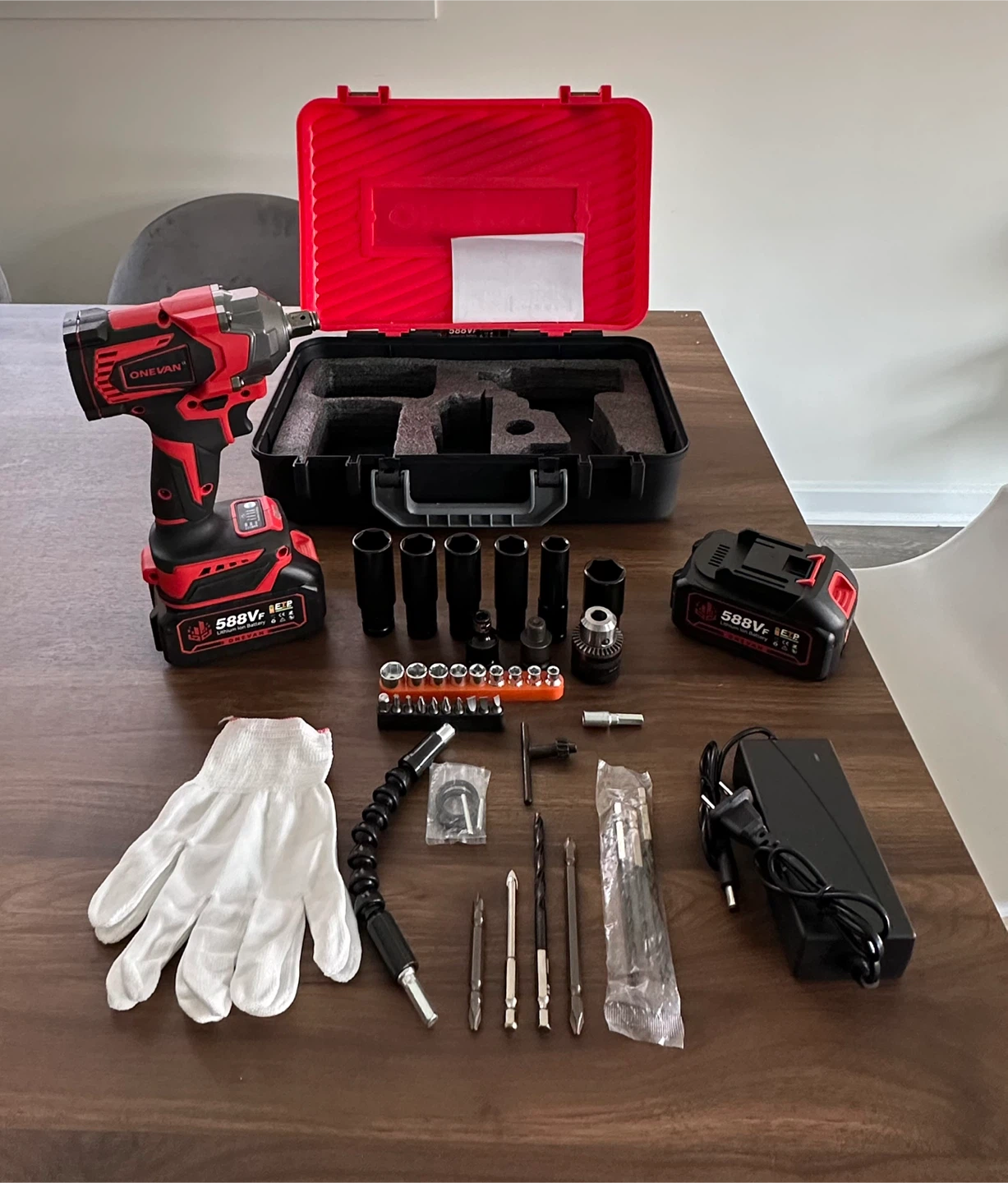 Onevan Cordless Impact Wrench Set - photo 3