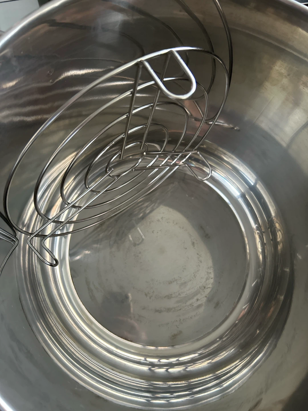 Large Stainless Steel Stock Pot with Rack - photo 5