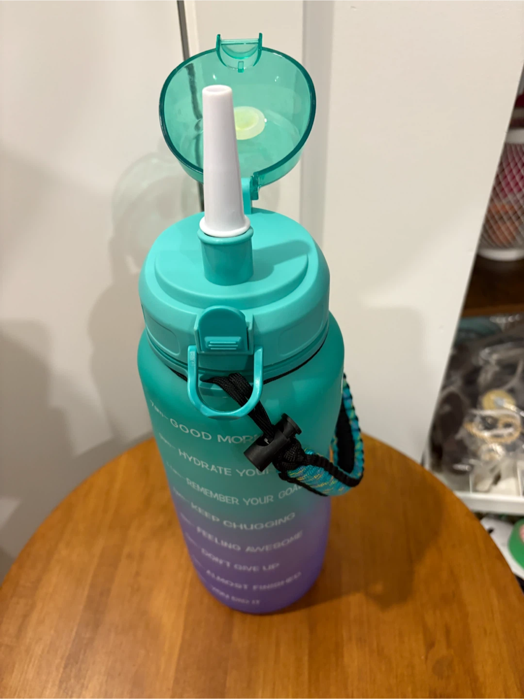 Extra Large Water Bottle with Time Markers - photo 2