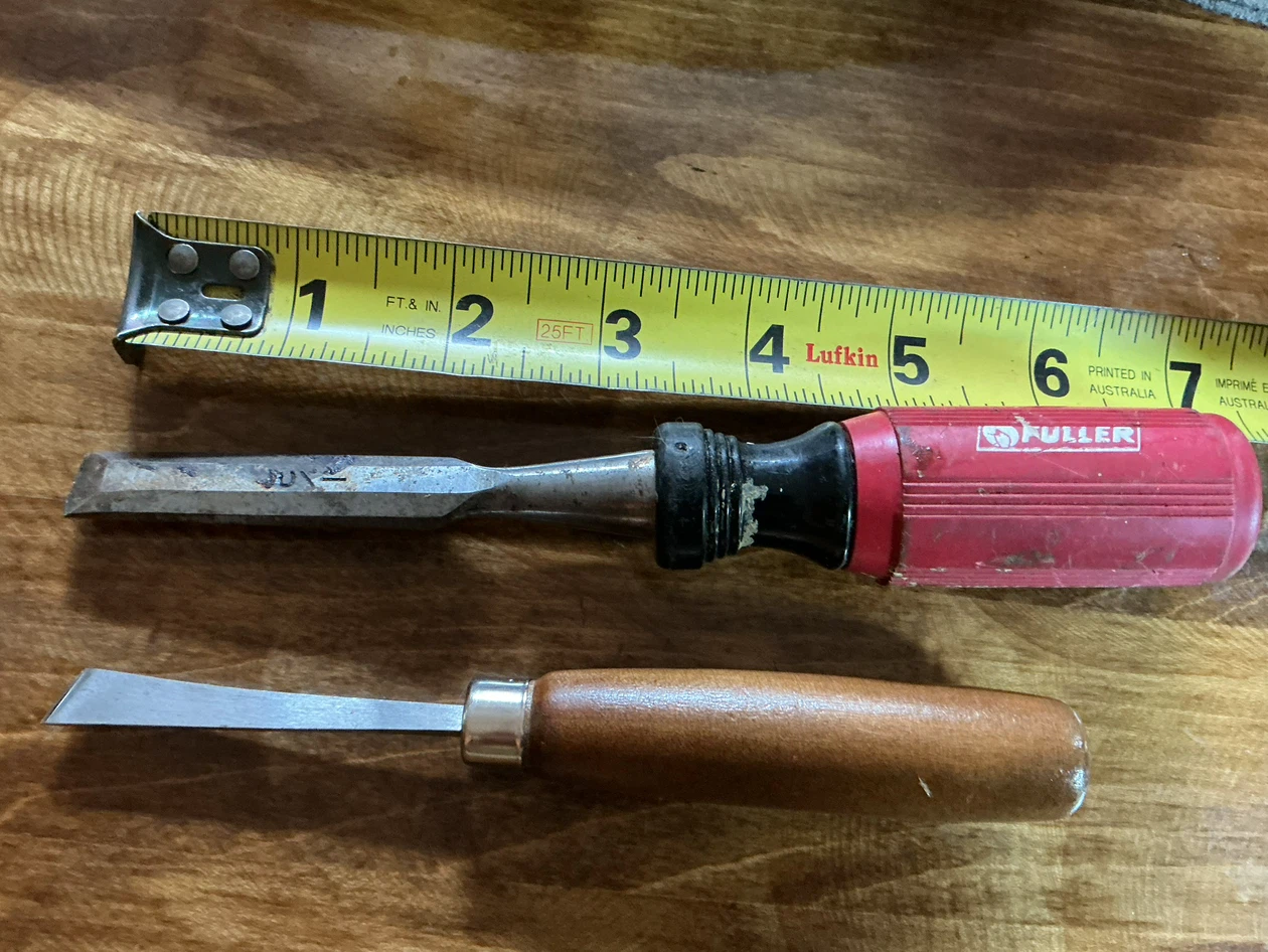 Two Woodworking Chisels