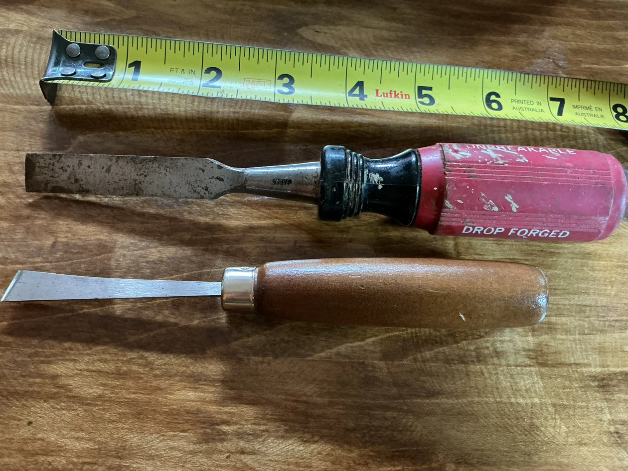 Two Woodworking Chisels - photo 3