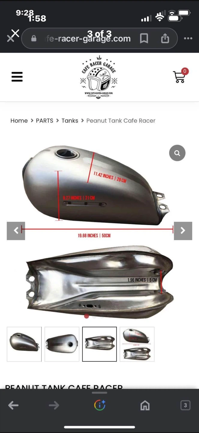 Peanut Gas Tank - photo 3