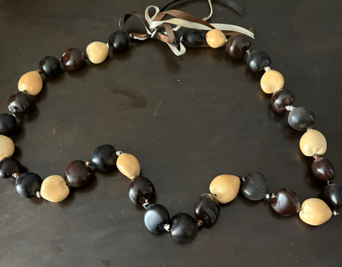 Kukui Nut Lei Necklace