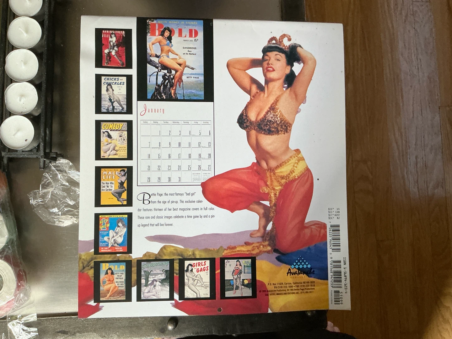 Bettie Page Exclusive 1996 Pinup - photo 2