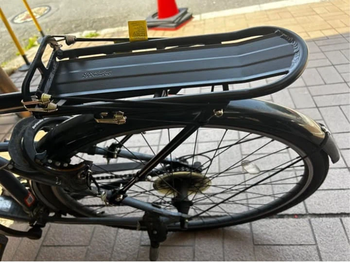 Black Bicycle Rear Rack