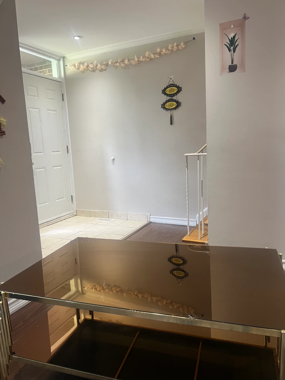 Vintage Brass and Smoked Glass Coffee Table - photo 5