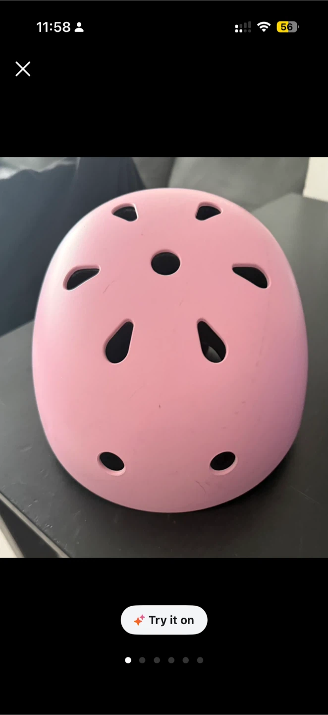 Pink Nutcase helmet
