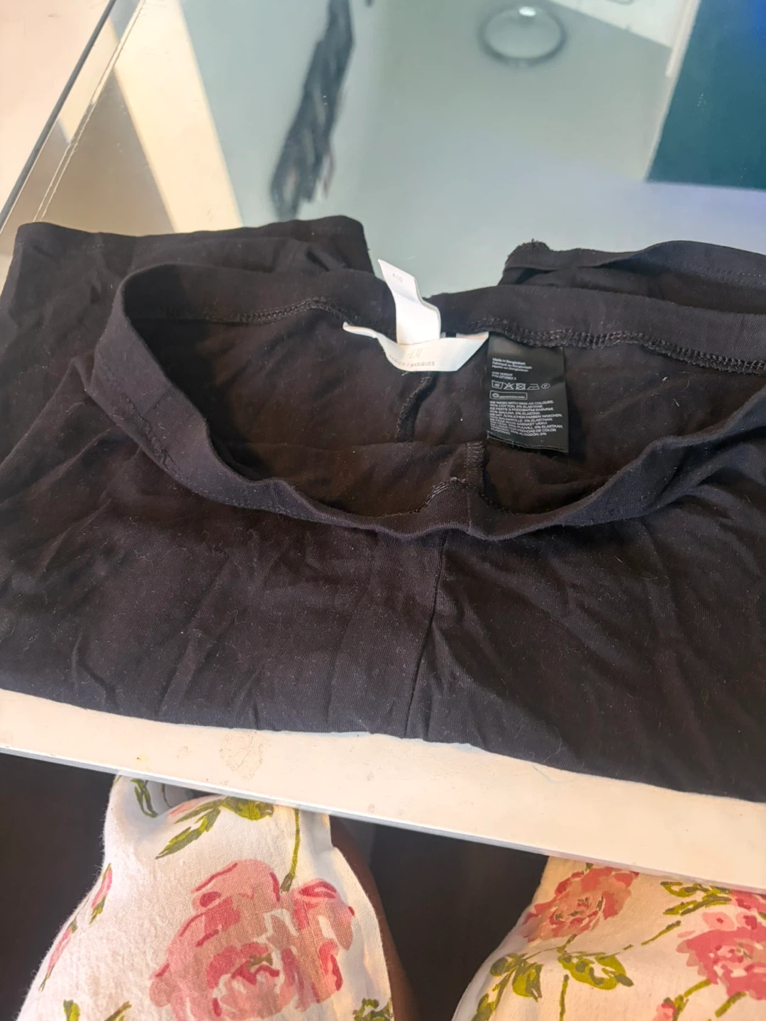 H&M Black Cotton Bike Shorts - photo 3