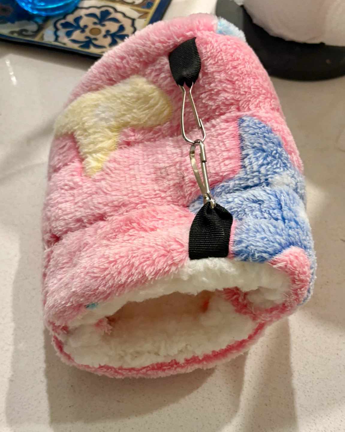 Pink Fluffy Small Animal Hammock Hideout