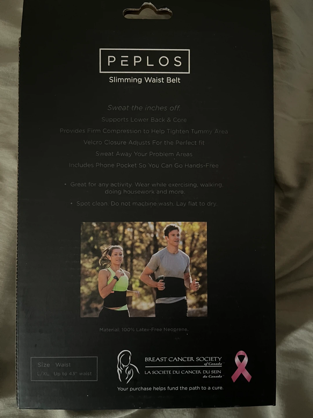Peplos Slimming Waist Belt Black L/XL - photo 2
