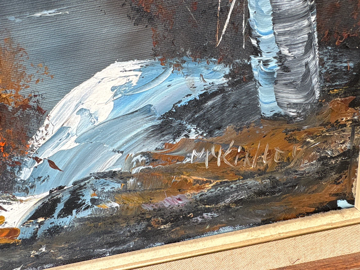 Framed Landscape Oil Painting - photo 2