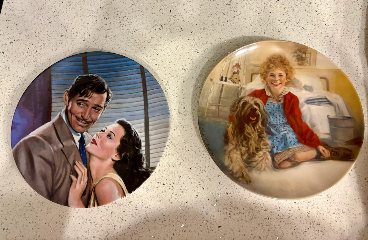 Annie and Comrade X Collector Plates