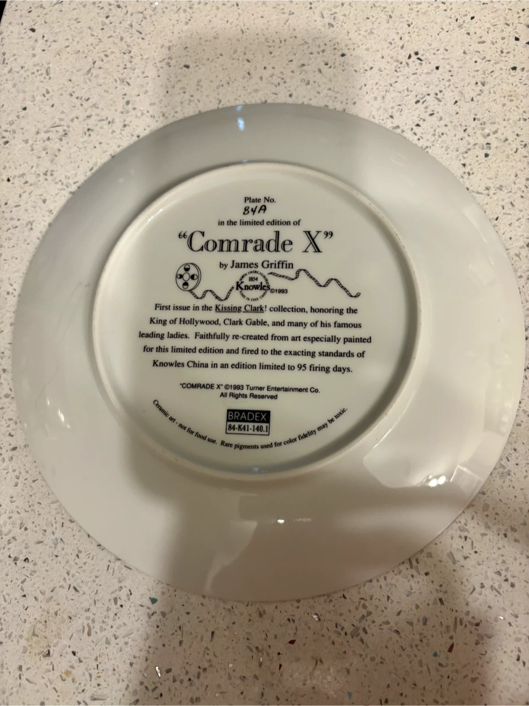 Annie and Comrade X Collector Plates - photo 2