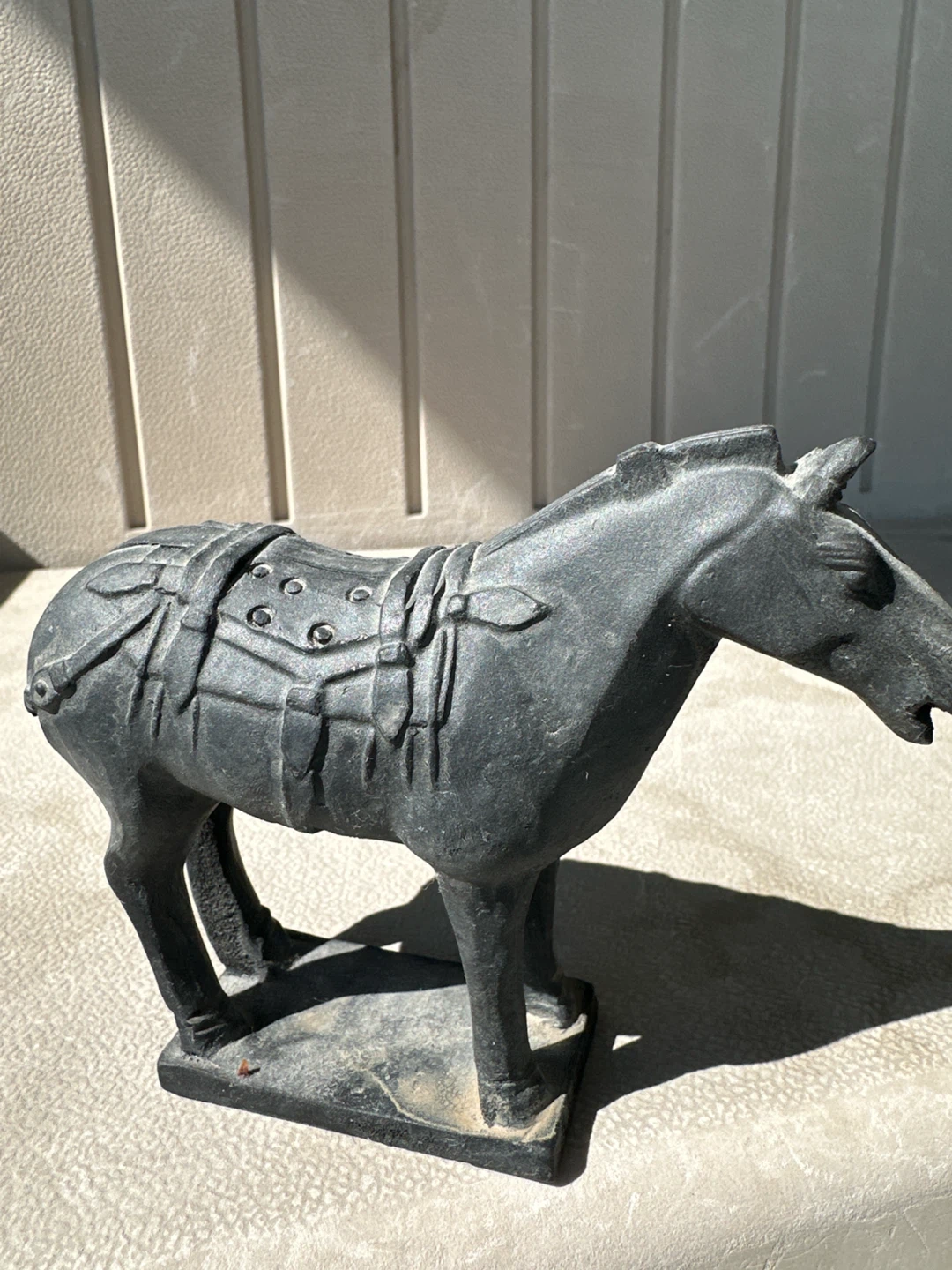 Decorative Cast Iron Horse Figurine - photo 2