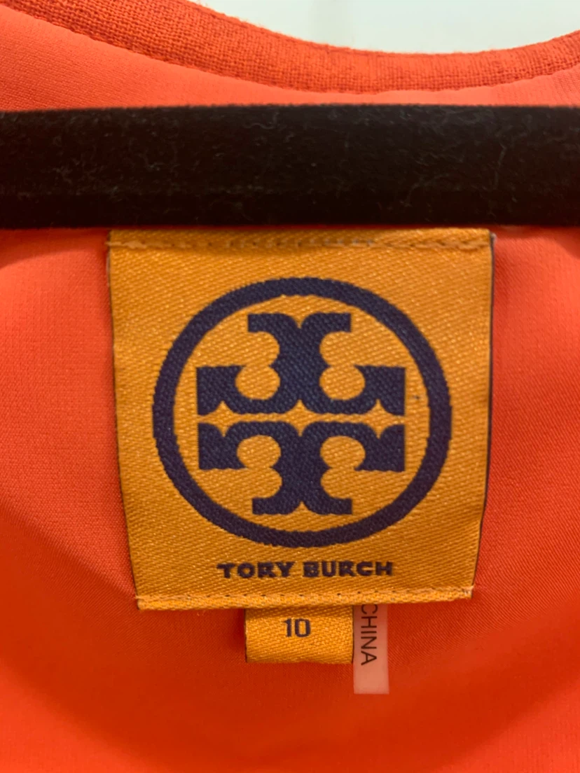 🧡Tory Burch Sleeveless Dress Orange Size 10 🧡 - photo 2
