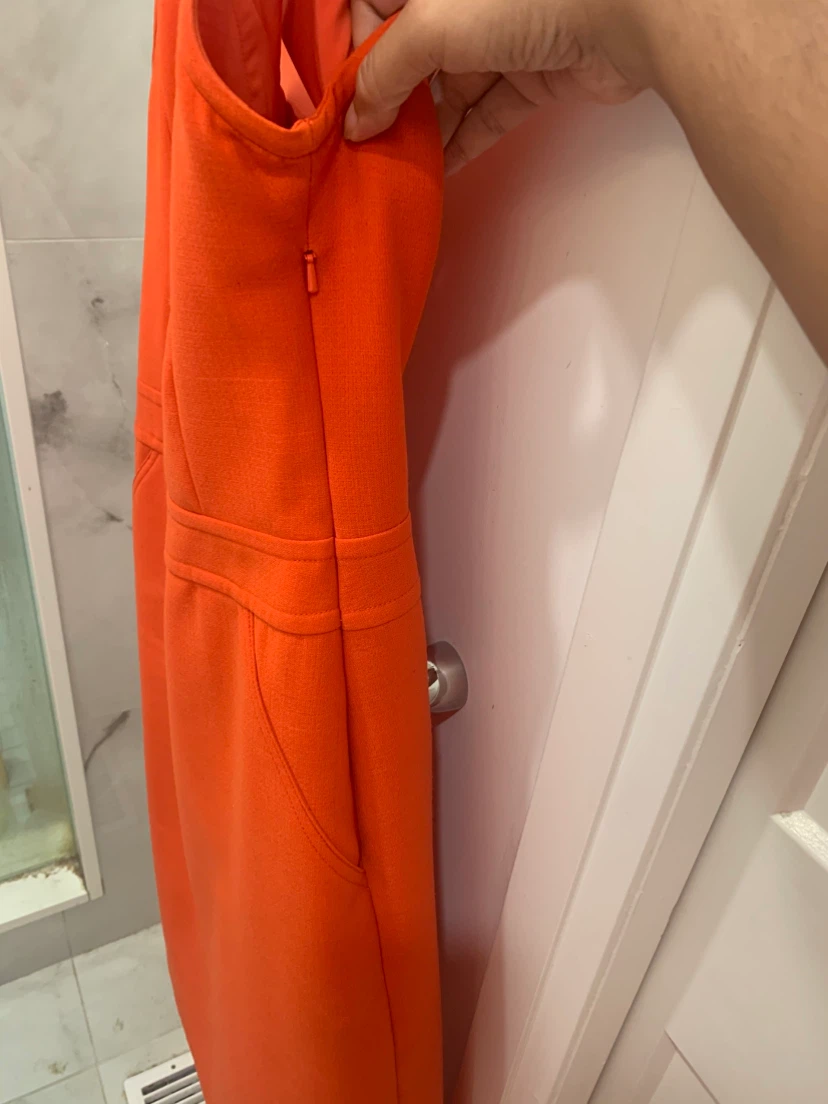 🧡Tory Burch Sleeveless Dress Orange Size 10 🧡 - photo 4
