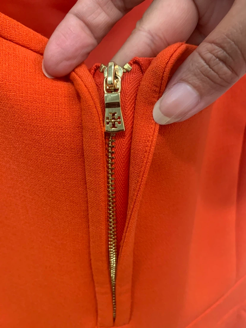 🧡Tory Burch Sleeveless Dress Orange Size 10 🧡 - photo 5