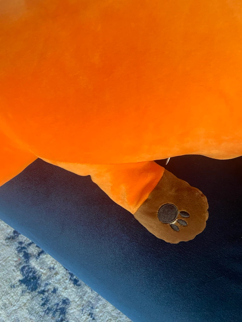 30'' Giant Sleeping Orange Fox Plush Stuffed Animal Pillow - photo 2