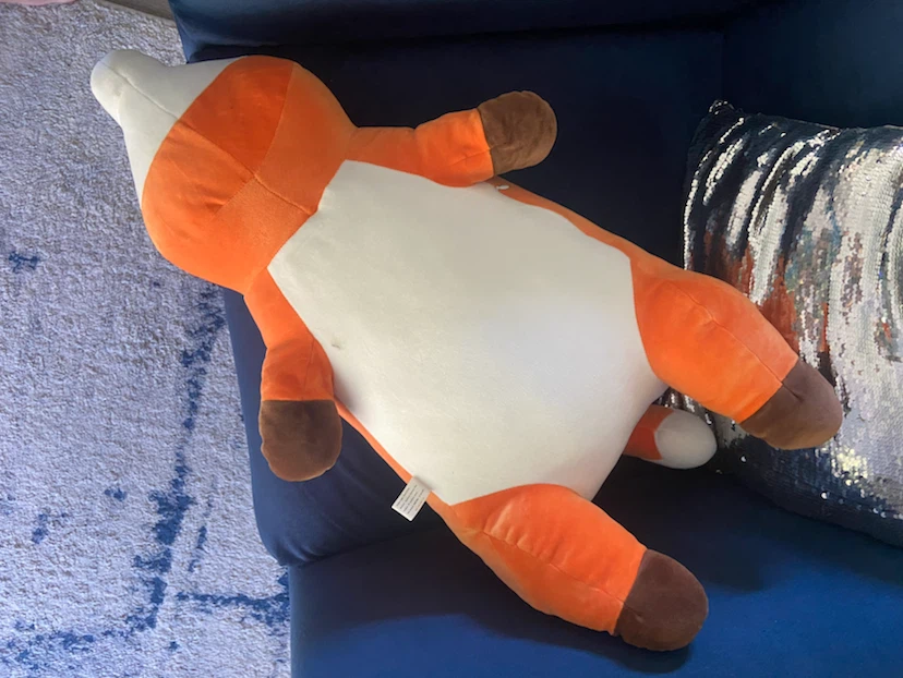 30'' Giant Sleeping Orange Fox Plush Stuffed Animal Pillow - photo 5