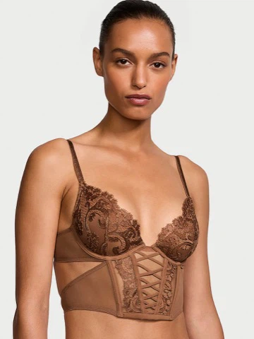 BNWT Victoria's Secret Lace Corset Bra (Small) - photo 4