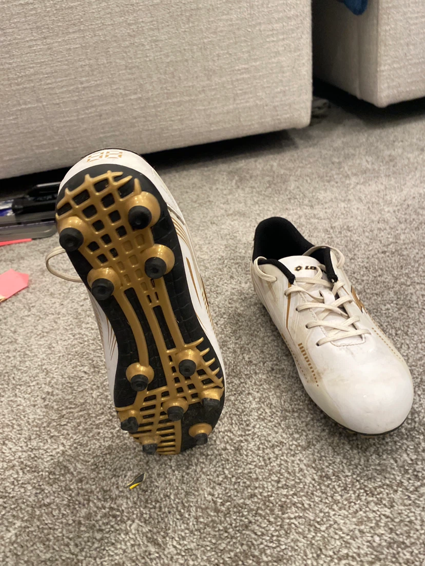 Lotto Swift Speed Soccer Cleats - White/Gold - photo 2