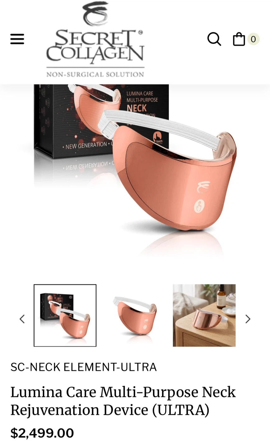 Secret Collagen Lumina Care Neck Rejuvenation Device - photo 2