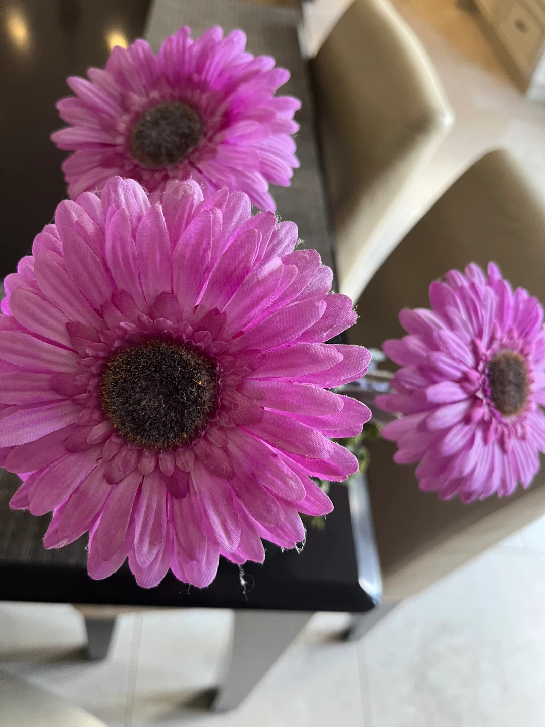 Artificial Pink Daisy Flower Arrangement - photo 2