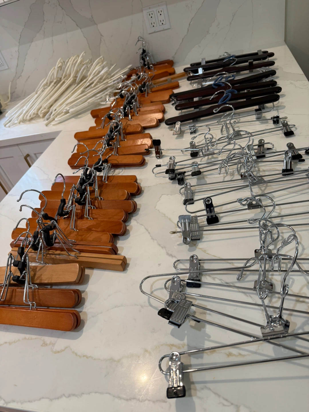 Assorted Clothes Hanger Lot