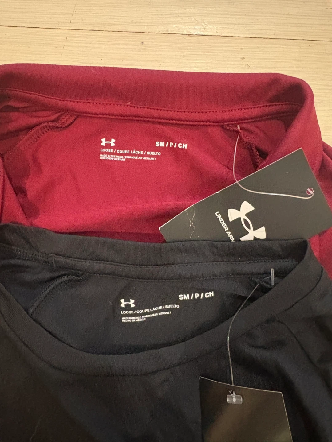 NWT Under Armour Men S 2-Pack Long Sleeve 1/2 Zip & Crew Neck - photo 2