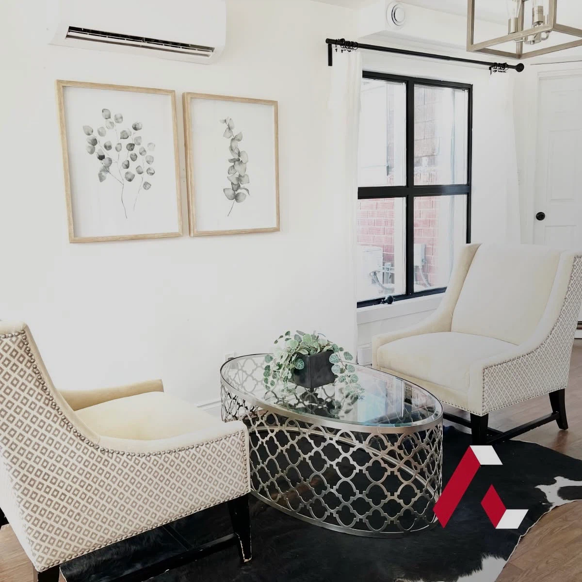 Chairs and coffee table