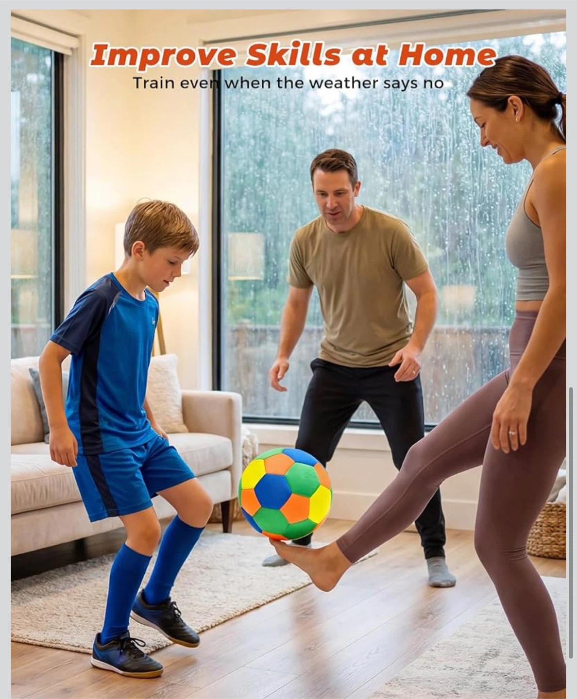 Indoor Soccer Ball for Kids - Safe, Quiet Play - photo 4