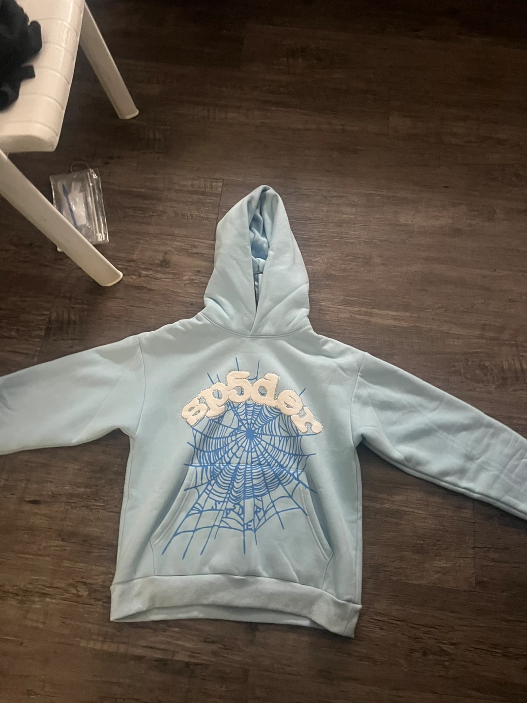 Baby Blue Spider Hoodie