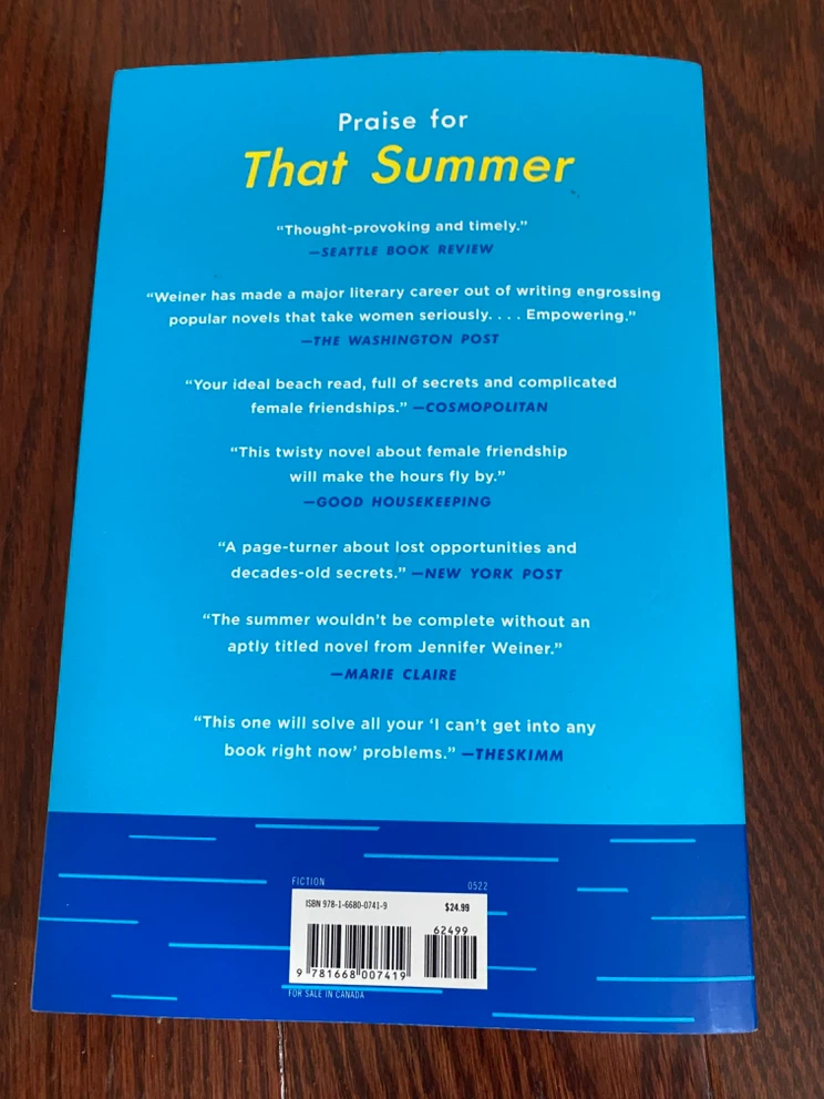 The Summer Place by Jennifer Weiner Novel - photo 2