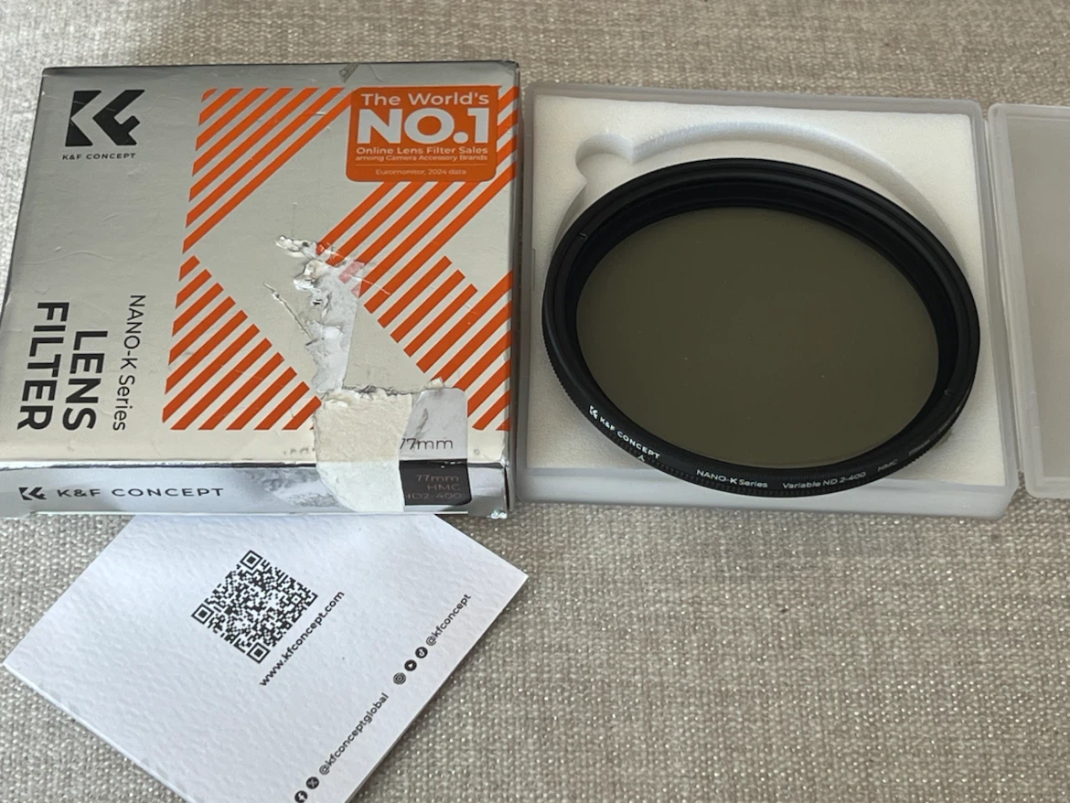 K&F Concept Nano-K Series Variable ND 2-400 Lens Filter - photo 4