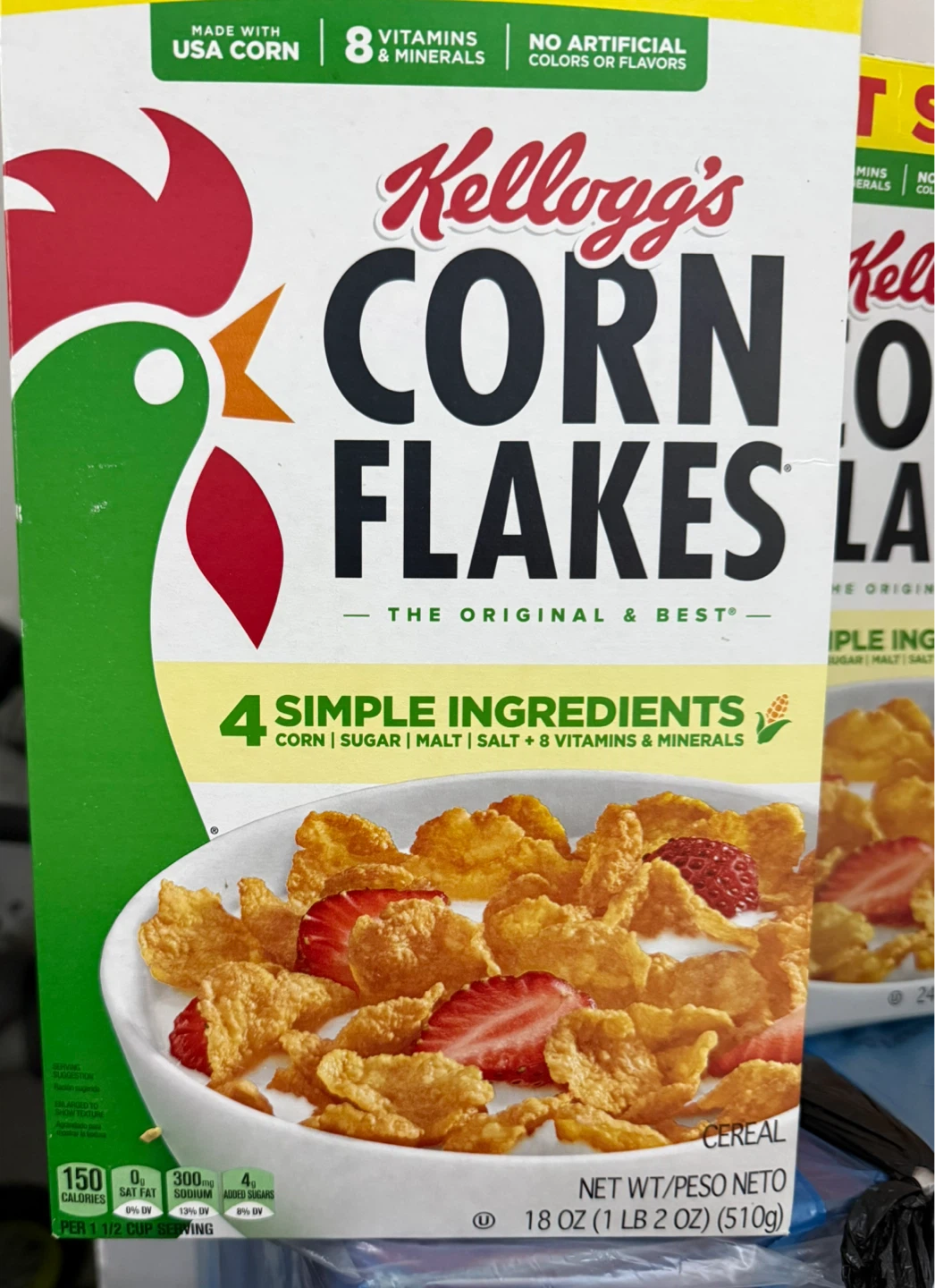 Kellogg's Corn Flakes Cereal 24 oz - photo 2