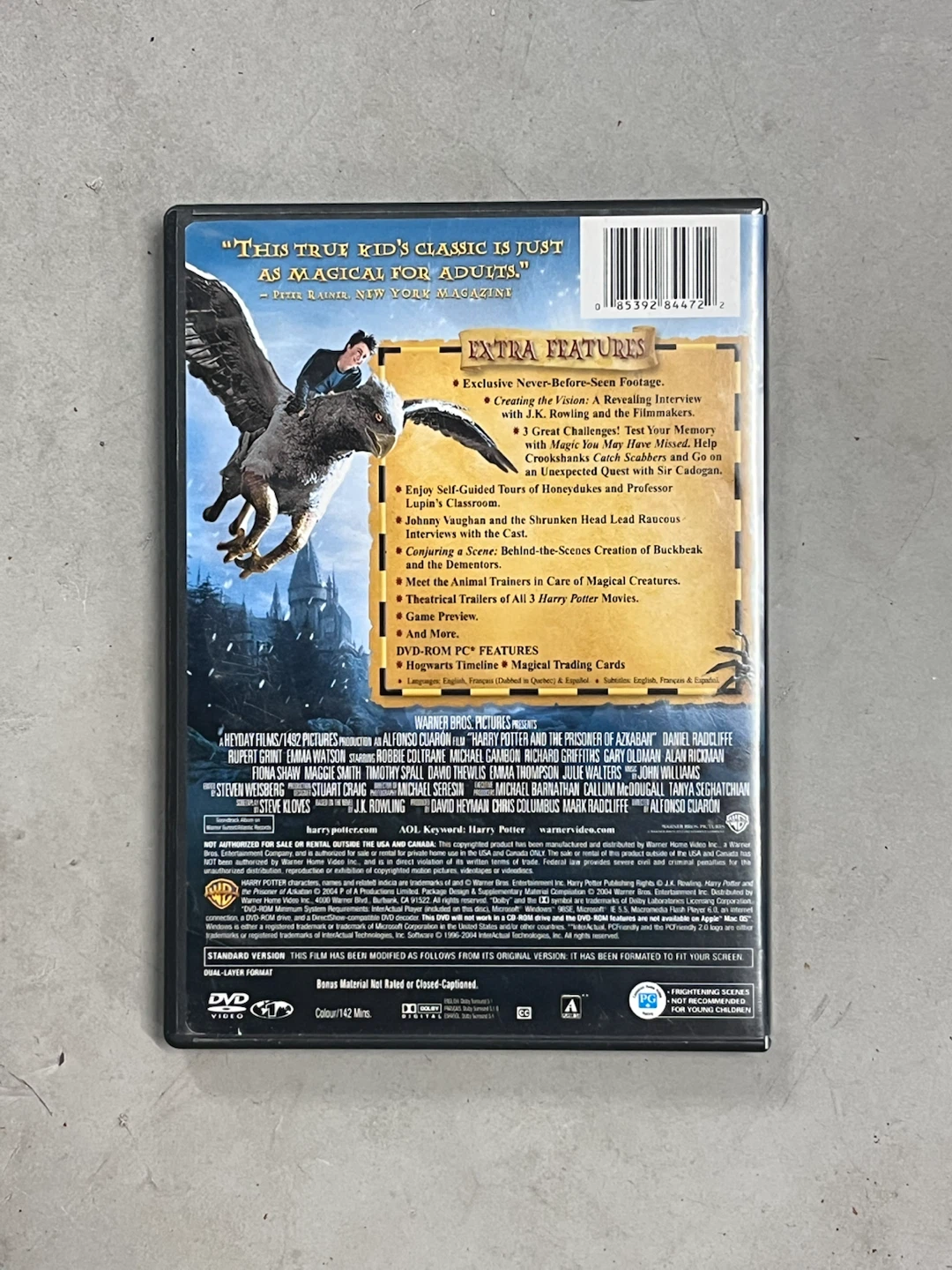 Harry Potter and the Prisoner of Azkaban DVD - photo 2
