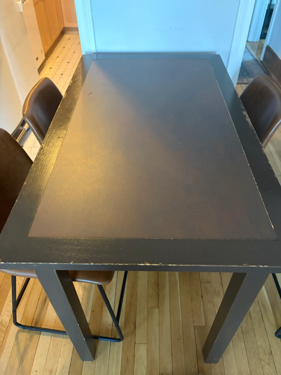 Dark Brown Dining Table
