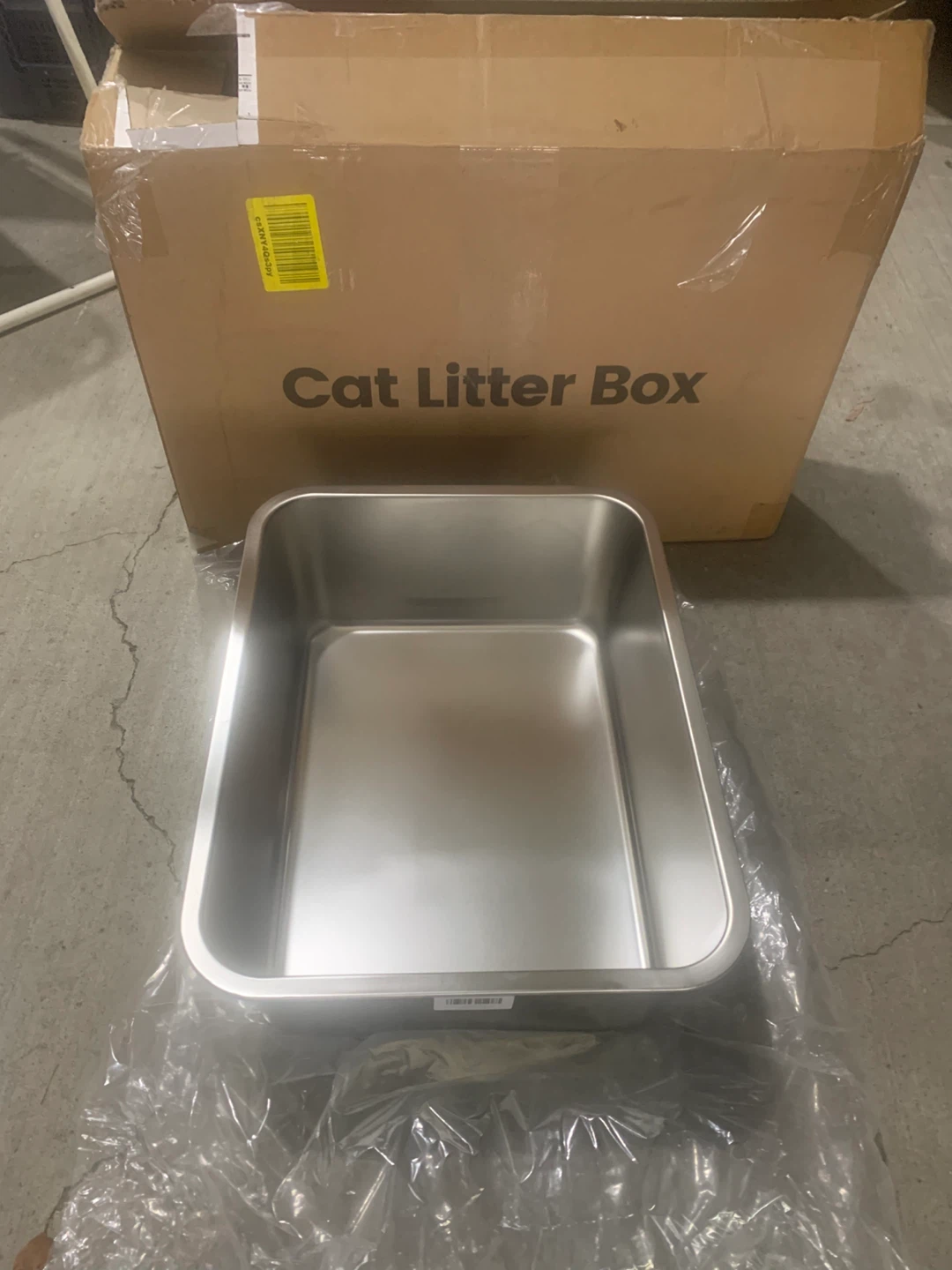 Stainless Steel Cat Litter Box