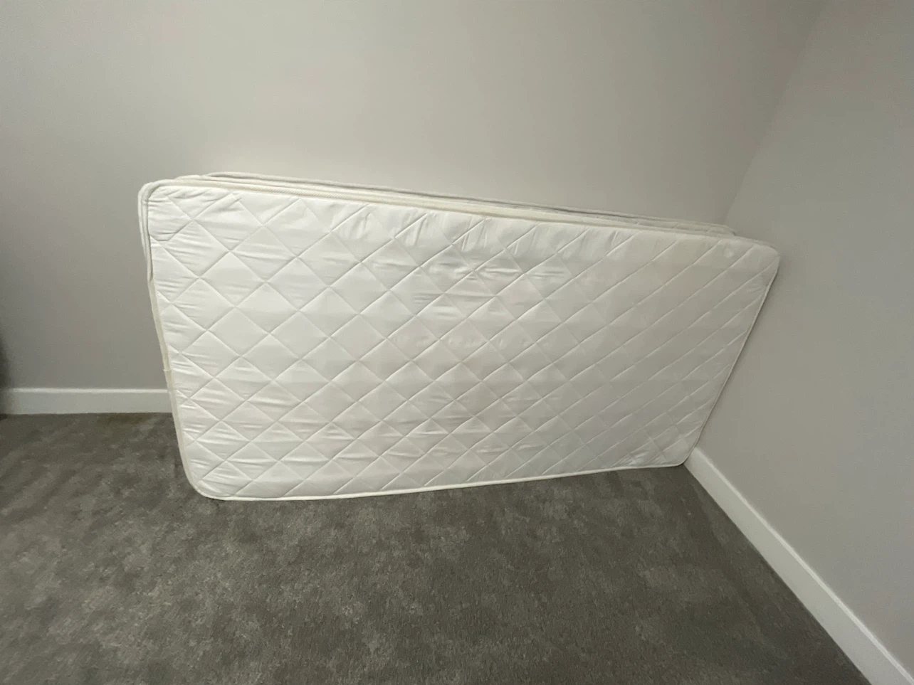 White Quilted Mattress