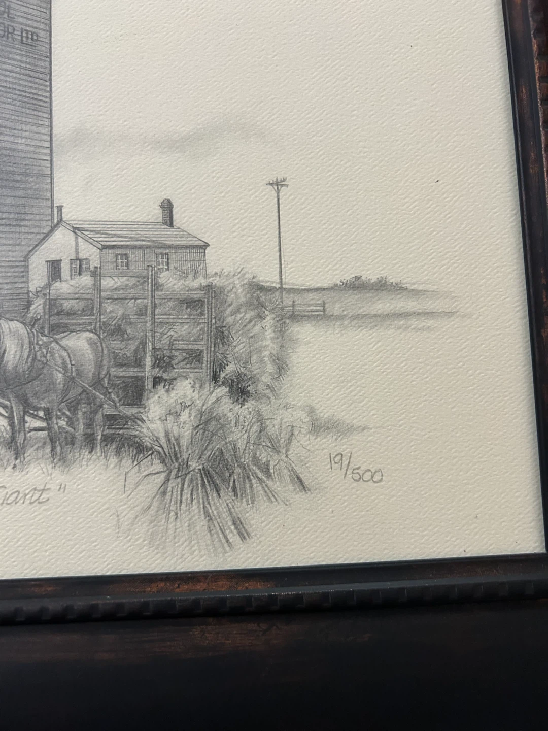 B. Campbell Burrows Signed Print A Prairie Giant - photo 2