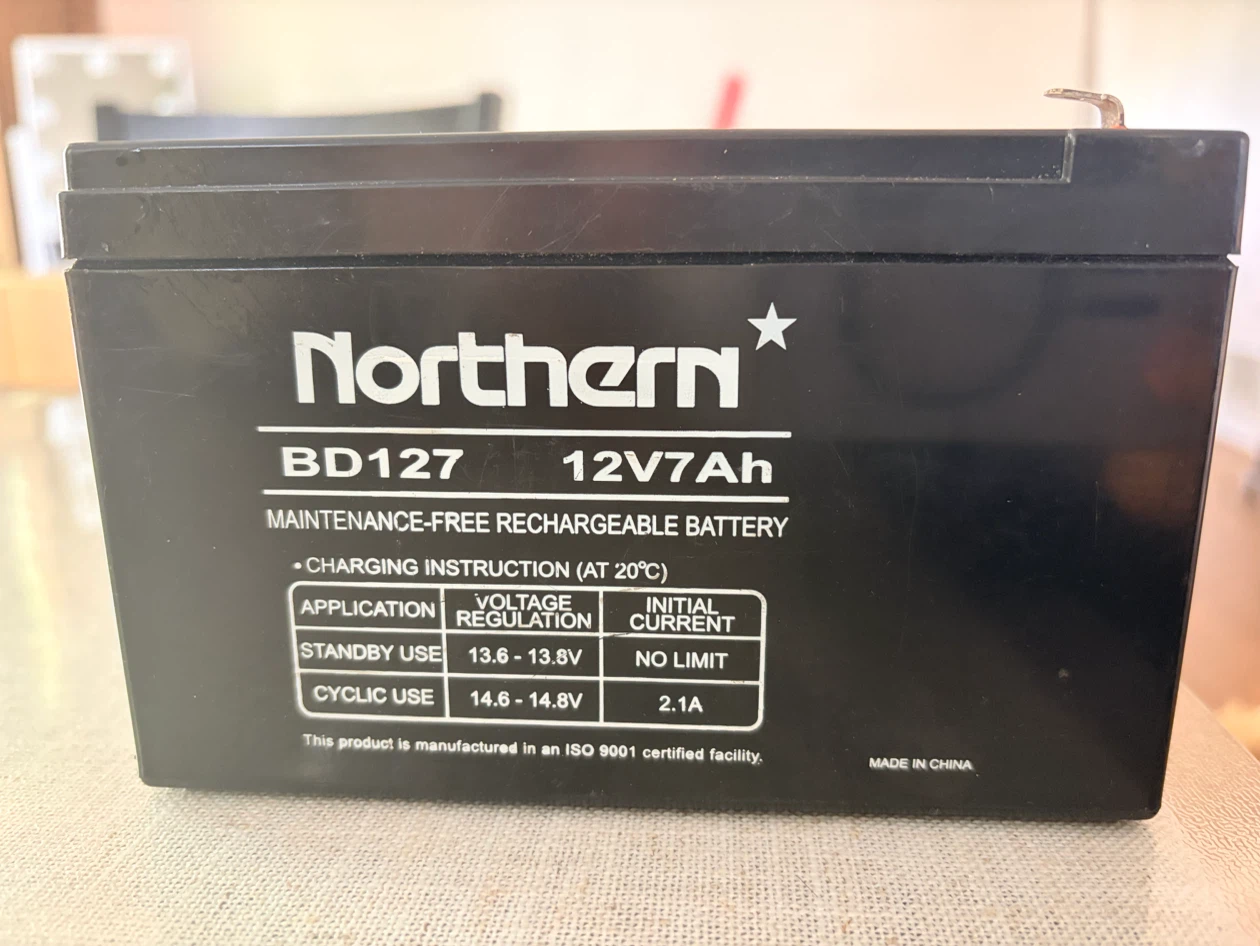 12V7Ah Rechargeable Battery - photo 2