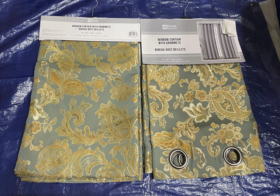Two Home Beyond Floral Grommet Curtains