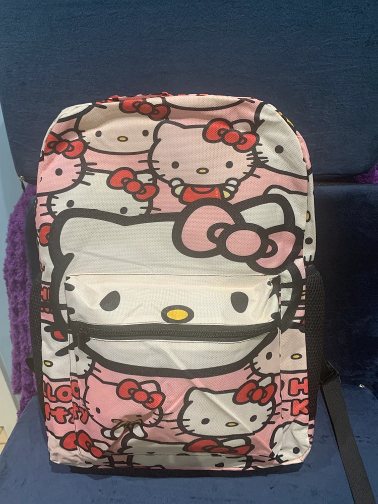 Hello Kitty Pattern Backpack