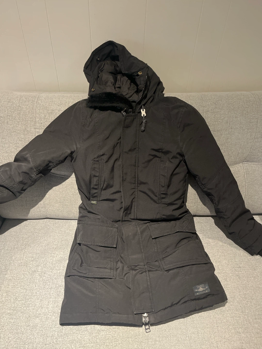TNA Black Mountaineering Parka