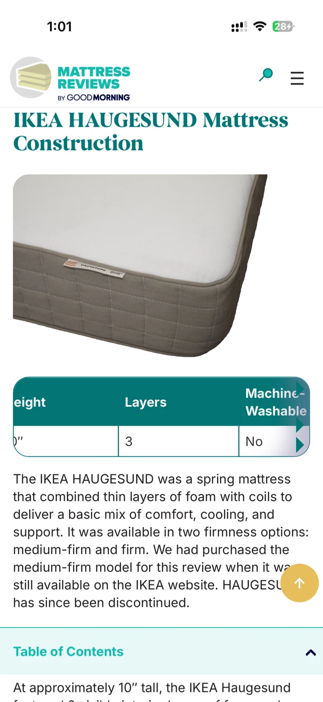 IKEA Haugesund Mattress - photo 4