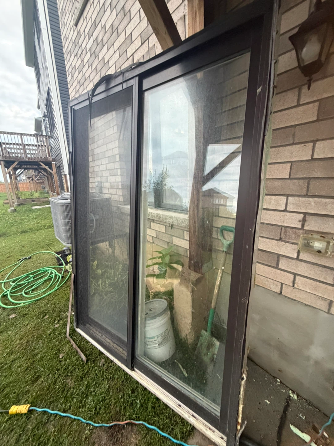 Brown Sliding Patio Door - photo 2