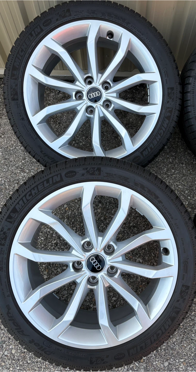 4 x 245/40/18 MICHLINE TIRES AND OEM AUDI RIMS $1550 - photo 3