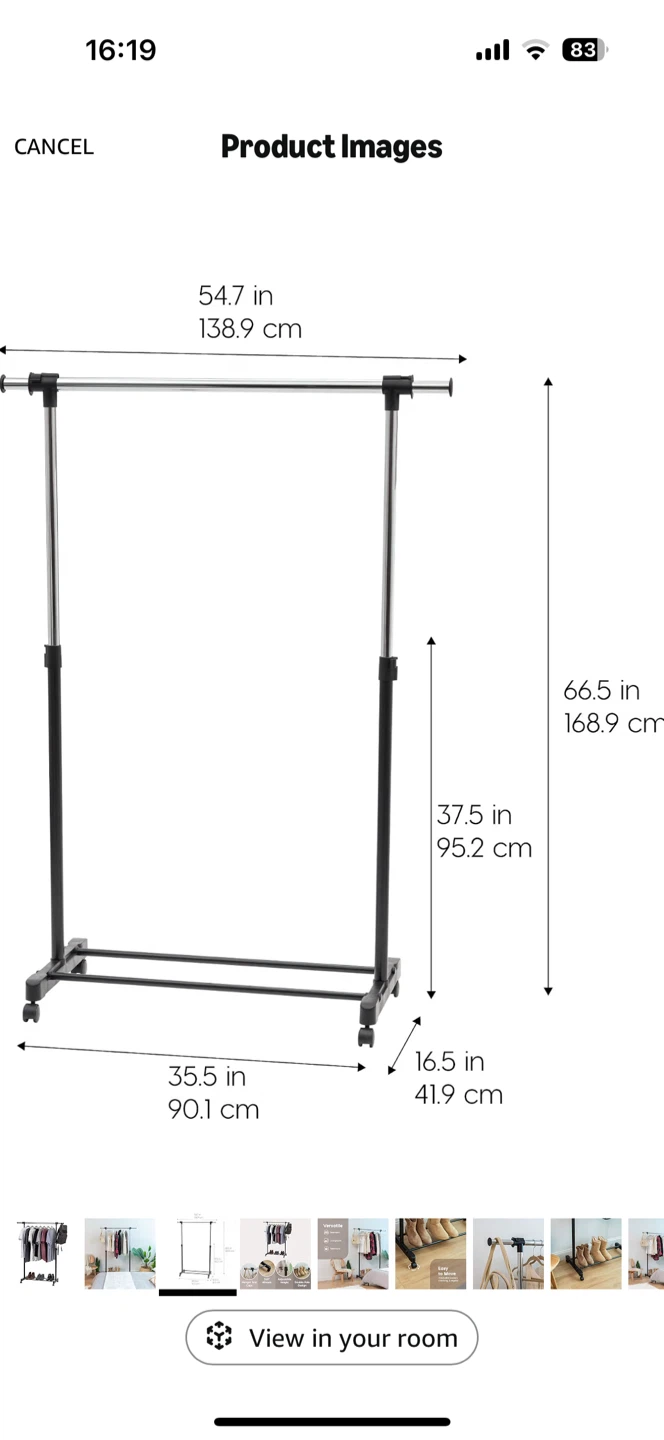 Adjustable Garment Rack