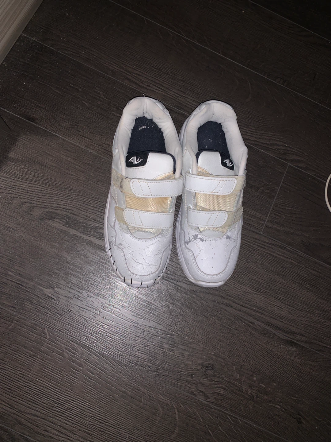 Athletic Works woman White Velcro Sneakers