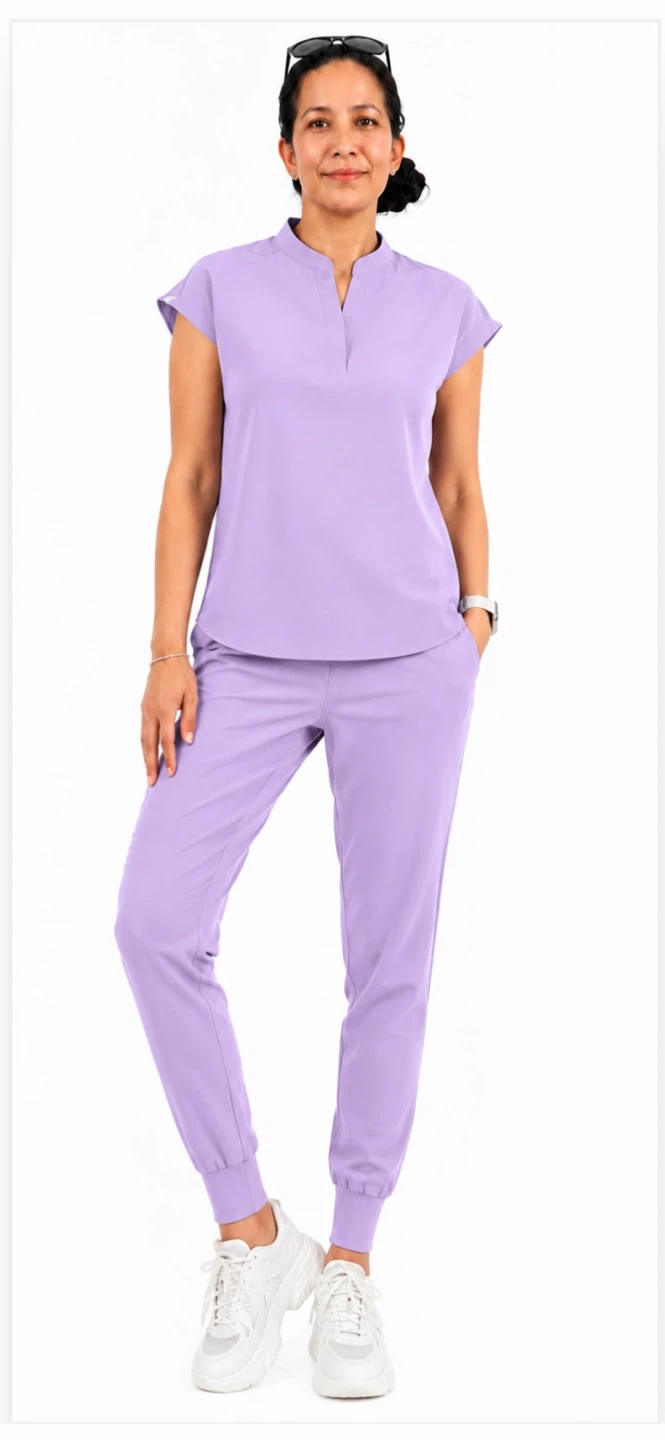 Purple Scrub Top